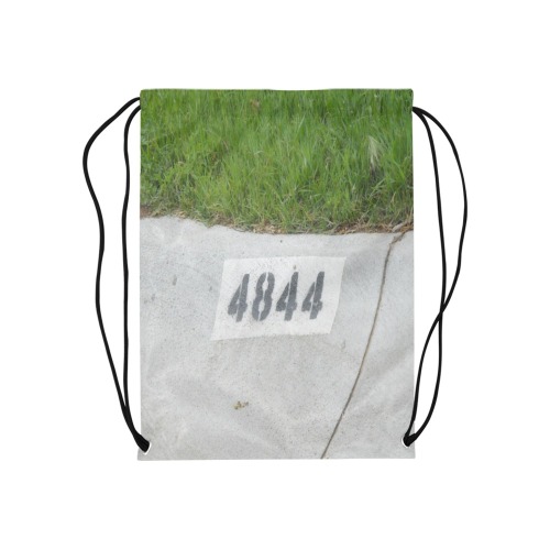 Street Number 4844 Medium Drawstring Bag Model 1604 (Twin Sides) 13.8"(W) * 18.1"(H)