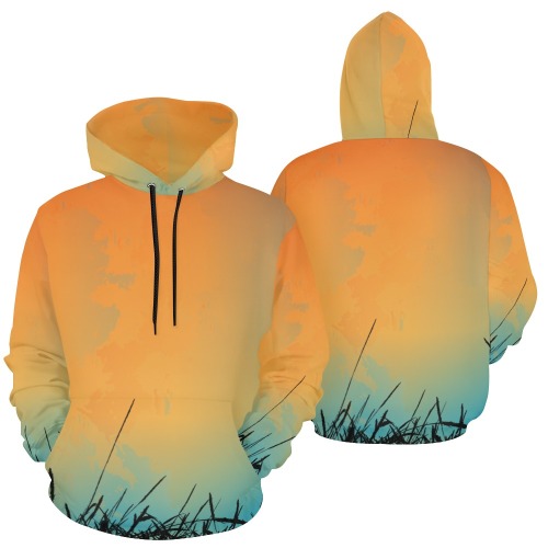 Sunset Colorful All Over Print Hoodie for Men (USA Size) (Model H13)
