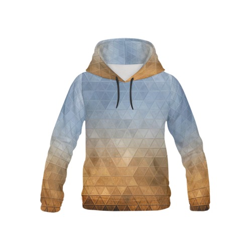 mosaic triangle 20 All Over Print Hoodie for Kid (USA Size) (Model H13)