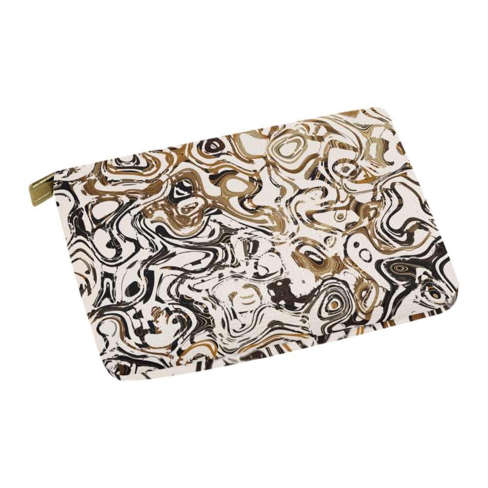 Marble Bronze Carry-All Pouch 12.5''x8.5''