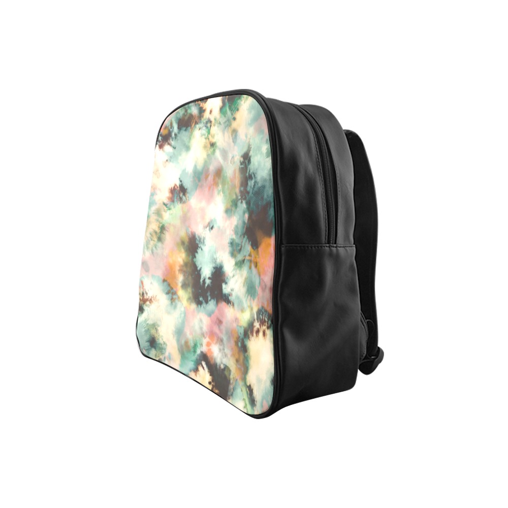 Abstract Tie Dye Desert 4 School Backpack (Model 1601)(Small)