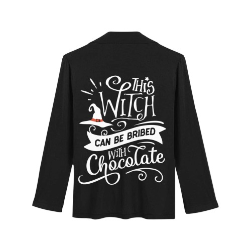 This Witch Can be Bribed Women's Long Sleeve Pajama Shirt
