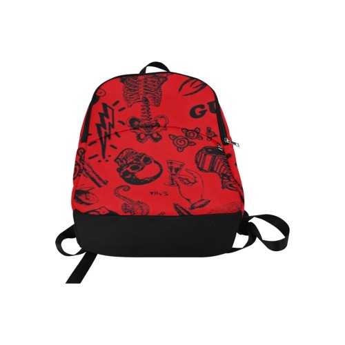 Trvp Skull Backpack Fabric Backpack for Adult (Model 1659)