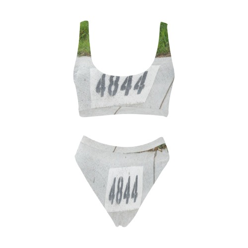 Street Number 4844 Sport Top & High-Waisted Bikini Swimsuit (Model S07)