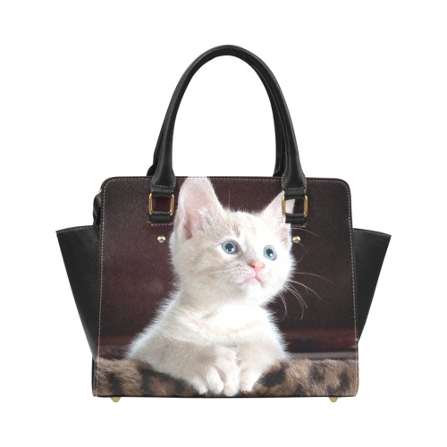 cute cat Classic Shoulder Handbag (Model 1653)