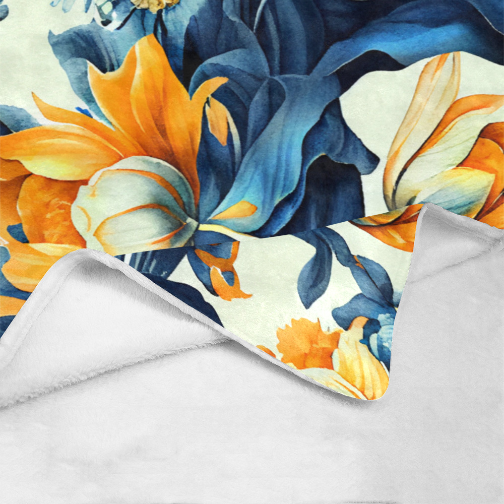 flowers botanic art (2) blanket Ultra-Soft Micro Fleece Blanket 43"x56"