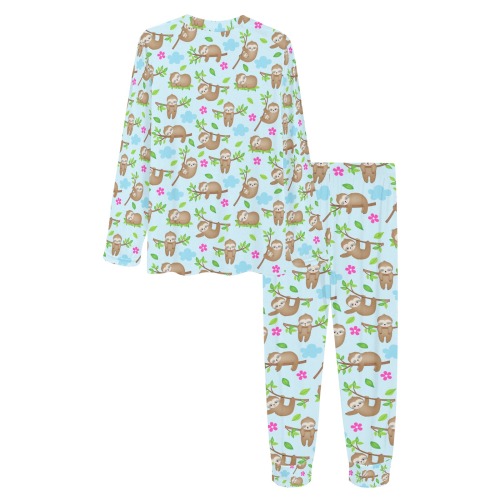 Funny Sloth Women's All Over Print Pajama Set