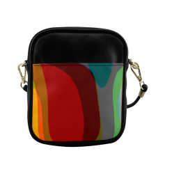 Colorful Abstract 118 Sling Bag (Model 1627)