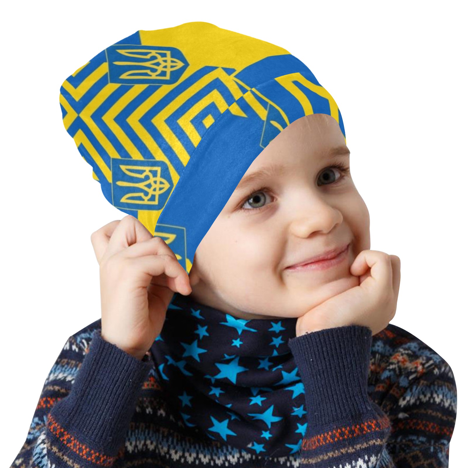 UKRAINE 2 All Over Print Beanie for Kids