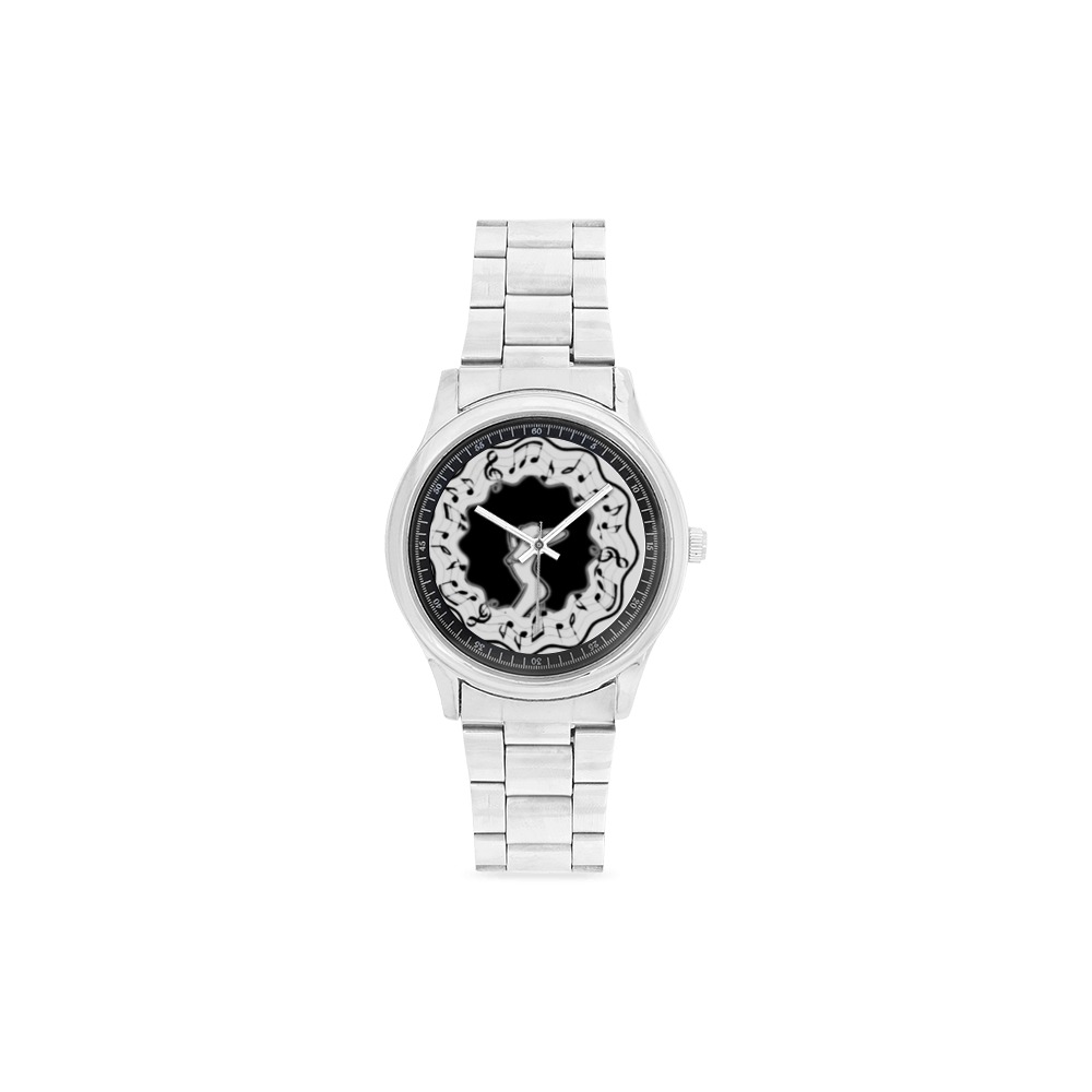 Lullaby Afro Men's Stainless Steel Watch(Model 104)