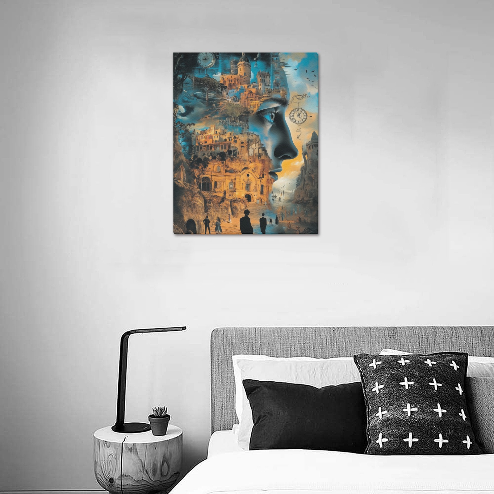 Surreal Time 21 Upgraded Canvas Print 16"x20"