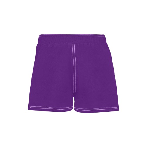 shorts purple Women's Casual Board Shorts (Model L54)