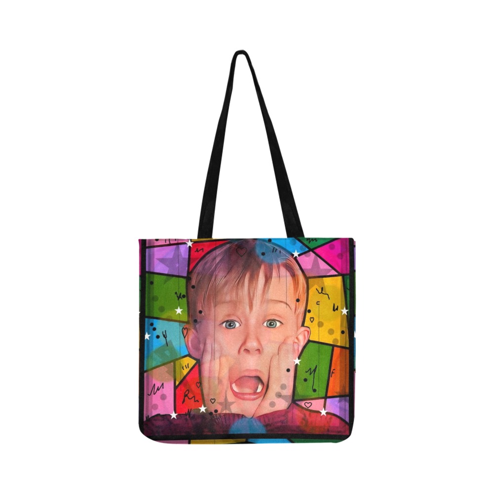 Christmas alone Pop Art by Nico Bielow Reusable Shopping Bag Model 1660 (Two sides)