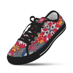 Armenian folk art Seattle Low Top Women's Shoes (Model 1013-6)