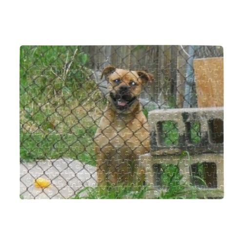 A Smiling Dog A3 Size Jigsaw Puzzle (Set of 252 Pieces)