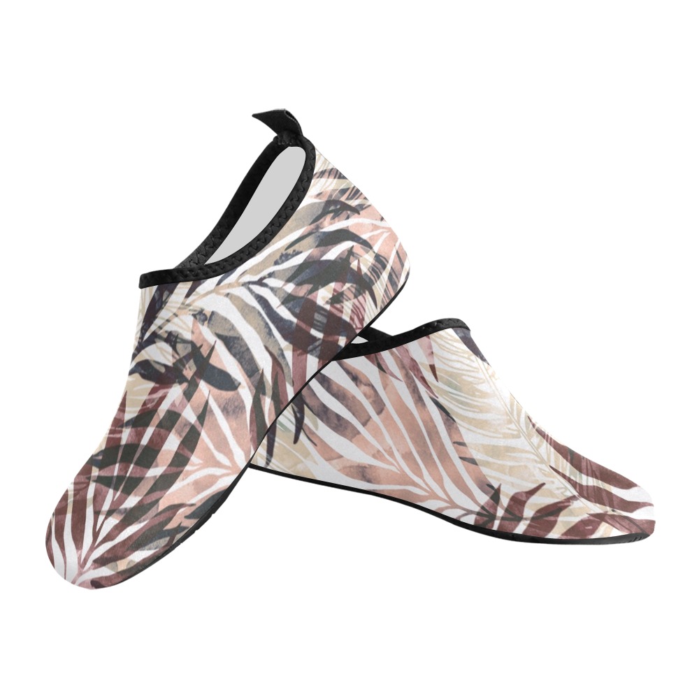 Tropical modern abstract T80 Women's Slip-On Water Shoes (Model 056)