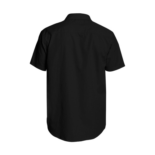 VCG_MascotLogo Men's Short Sleeve Shirt with Lapel Collar (Model T54)