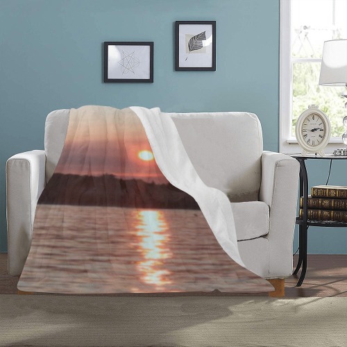 Glazed Sunset Collection Ultra-Soft Micro Fleece Blanket 30''x40''