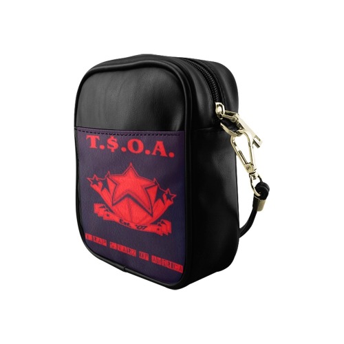 TSOA RED Messenger bag Sling Bag (Model 1627)