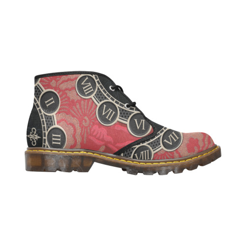 Time Machine Women's Canvas Chukka Boots (Model 2402-1)