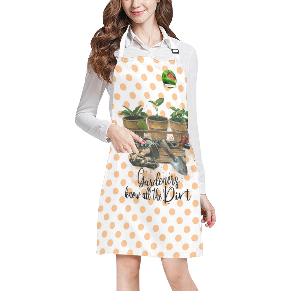 Hilltop Garden Produce by Kai Apron Collection- Gardeners know all the Dirt 53086P27 All Over Print Apron