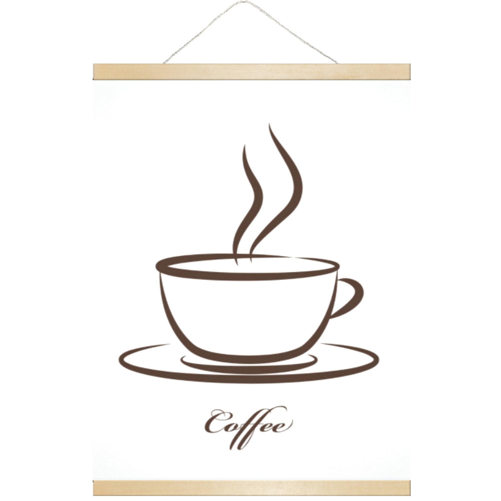 COFFEE Hanging Poster 18"x24"