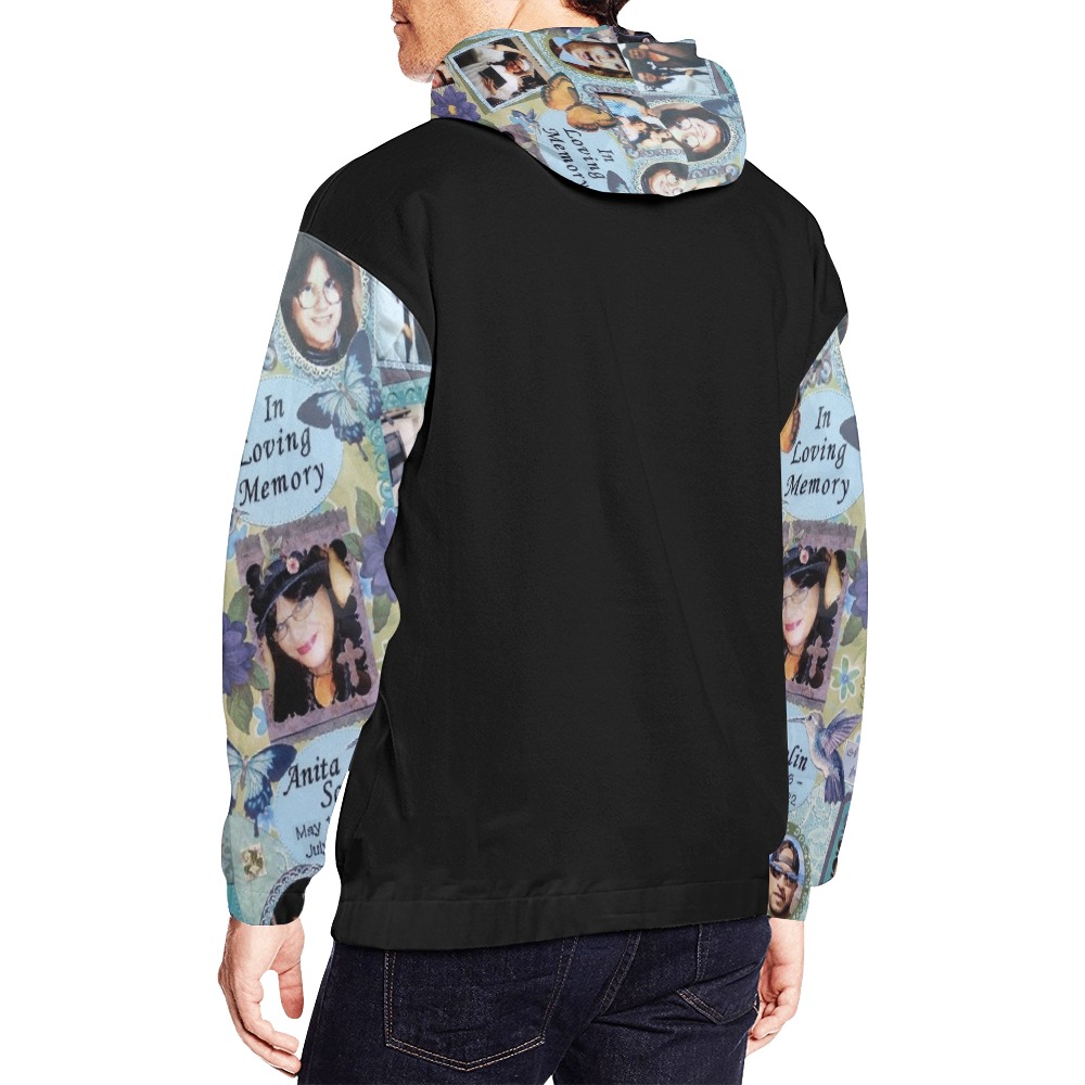 Anita All Over Print Hoodie for Men (USA Size) (Model H13)