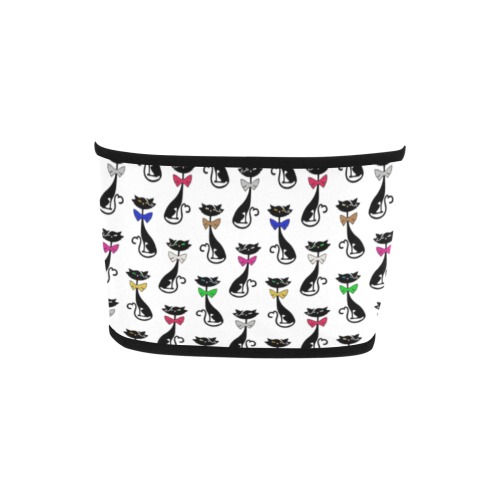Black Cats Wearing Bow Ties Bandeau Top