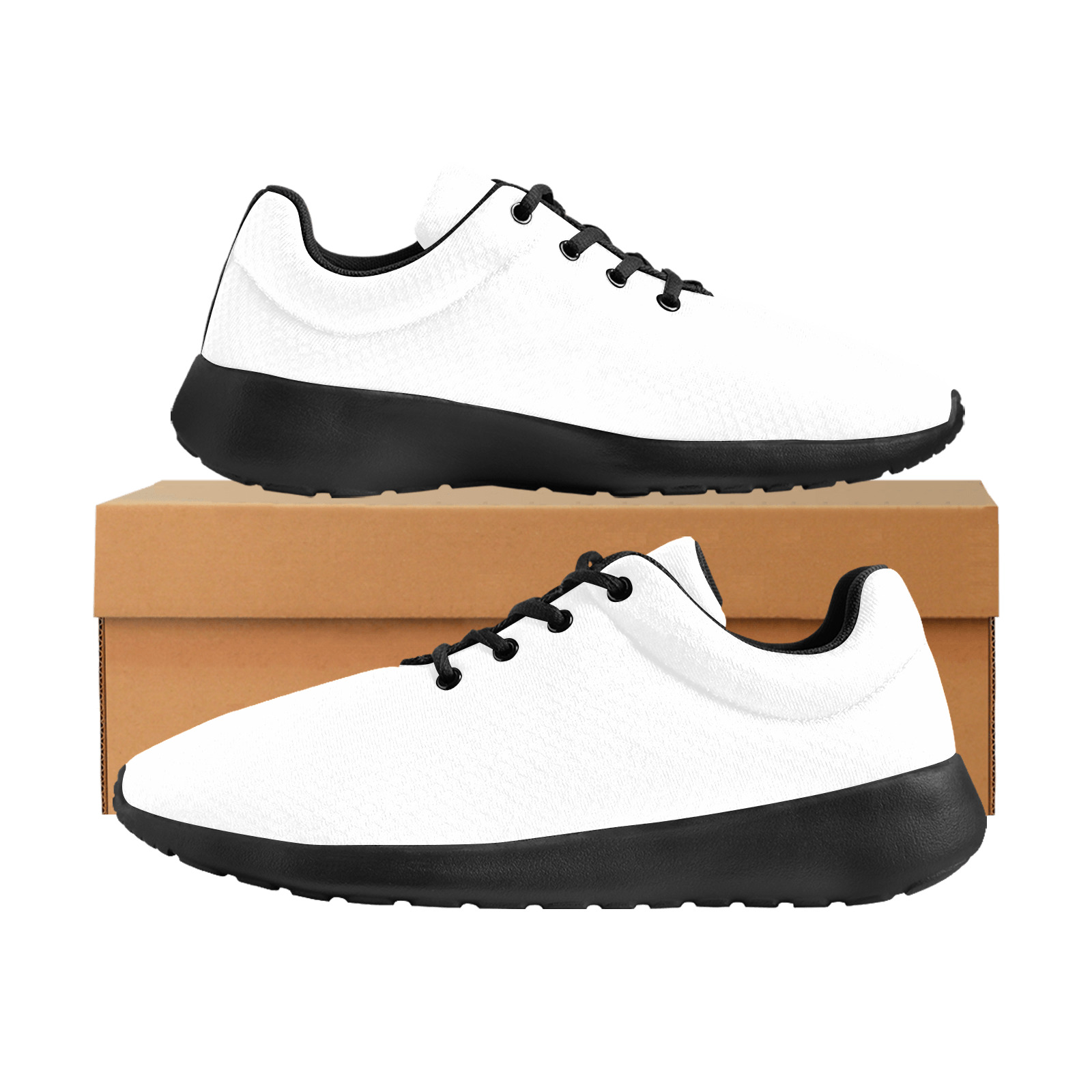 white Women's Athletic Shoes (Model 0200)