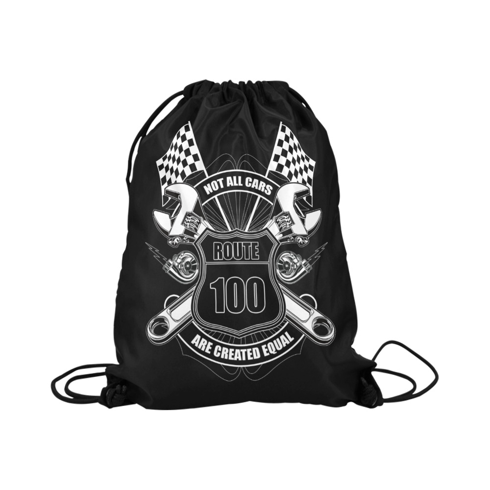 Not All Cars Are Created Equal Large Drawstring Bag Model 1604 (Twin Sides)  16.5"(W) * 19.3"(H)