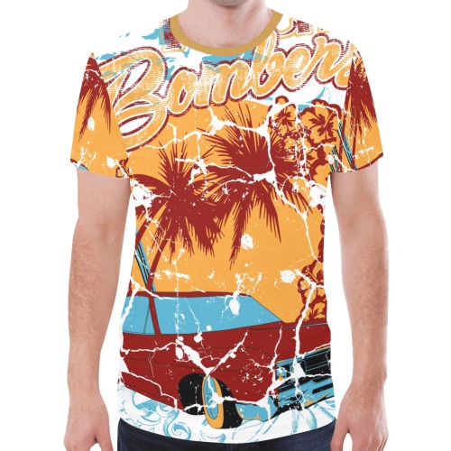 Pacific New All Over Print T-shirt for Men (Model T45)