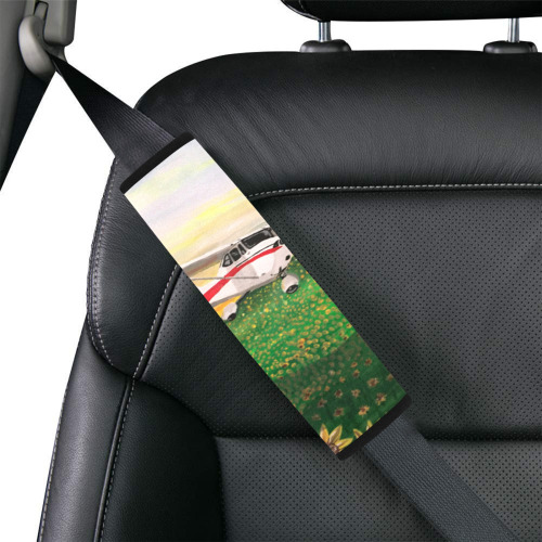 The Flight Of Sunflowers Car Seat Belt Cover 7''x10''