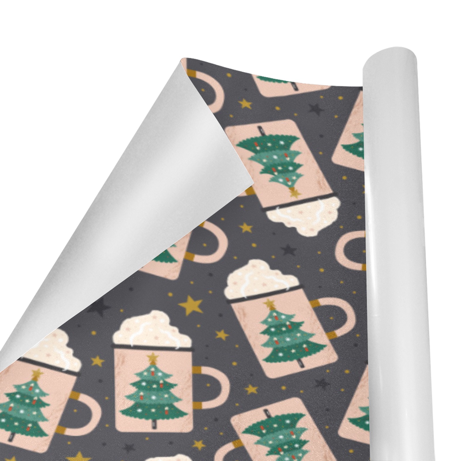 Christmas Hot Coco Pattern Gift Wrapping Paper 58"x 23" (1 Roll)