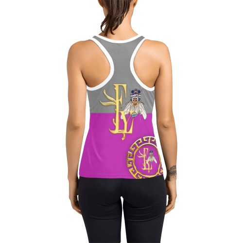 Plates Collectable Fly Collectable Fly Women's Racerback Tank Top (Model T60)