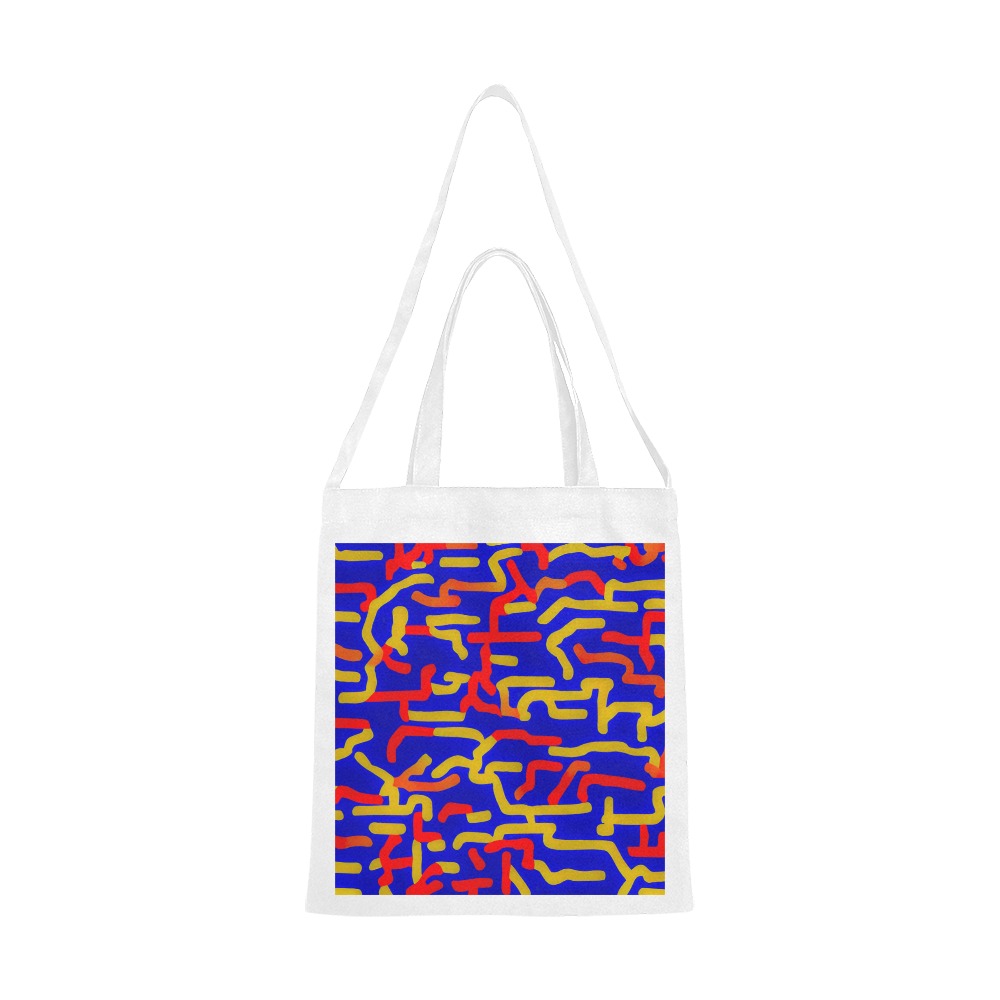 Worms Canvas Tote Bag/Medium (Model 1701)