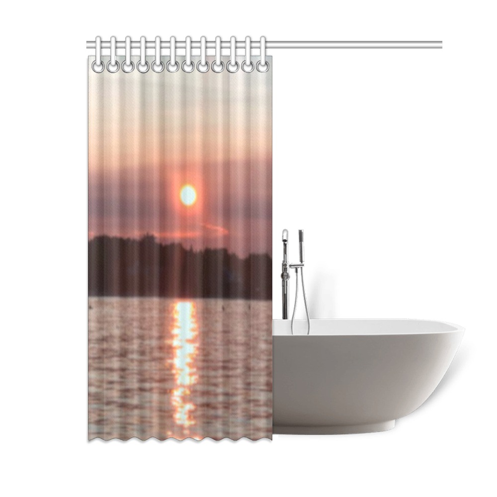 Glazed Sunset Collection Shower Curtain 60"x72"