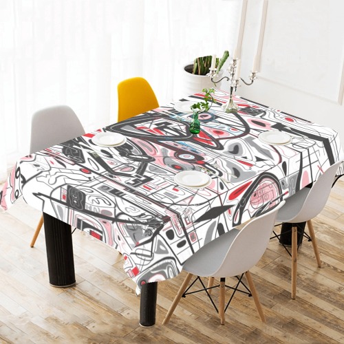 Model 2 Cotton Linen Tablecloth 60"x120"