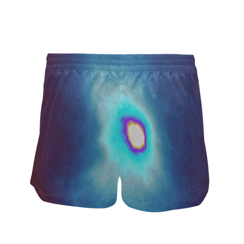Dimensional Eclipse In The Multiverse 496222 Women's Mid-Length Board Shorts (Model L55)