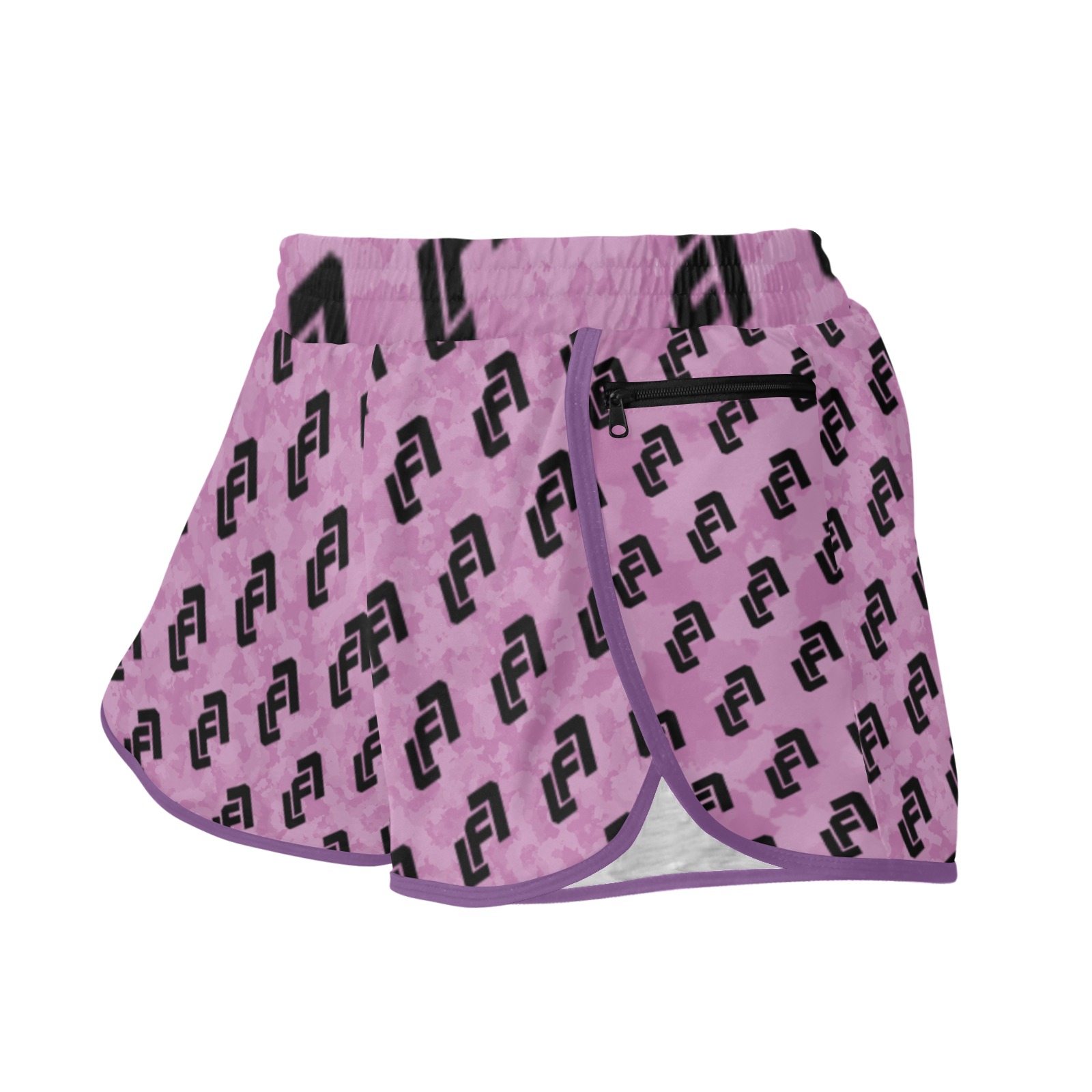LLFxOWSE_prp Women's Sports Shorts (Model L61)