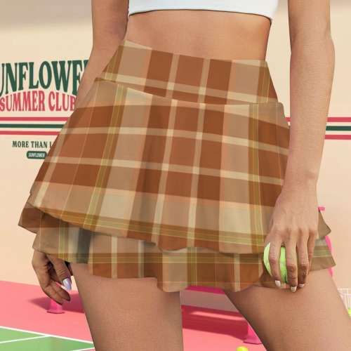 Shades Of Orange Plaid