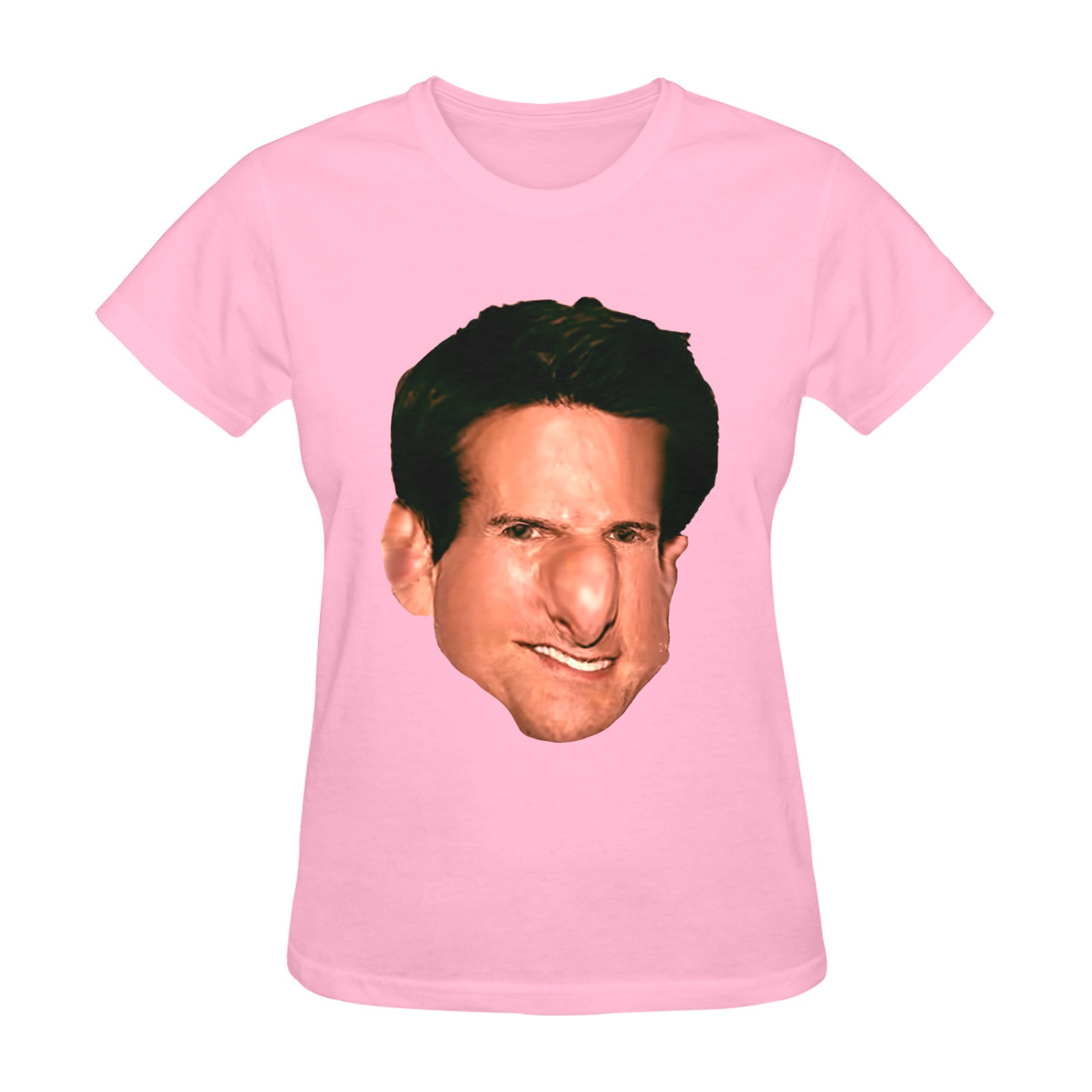 caricature Tom Cruise Sunny Women's T-shirt (Model T05)