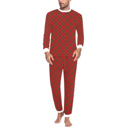 Holiday Plaid Christmas Men's All Over Print Pajama Set