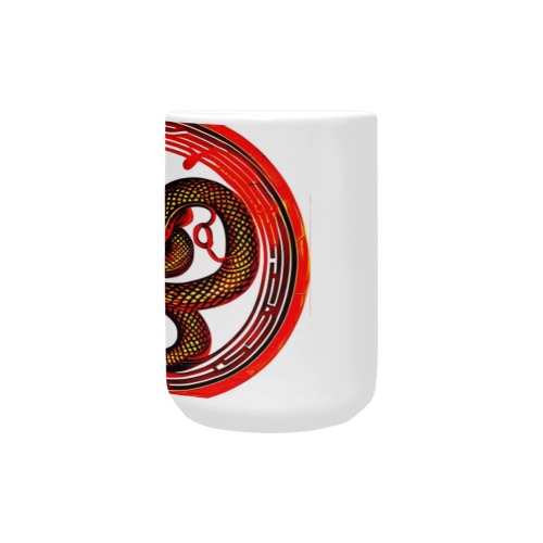 Fire Snake Custom Ceramic Mug (15OZ)