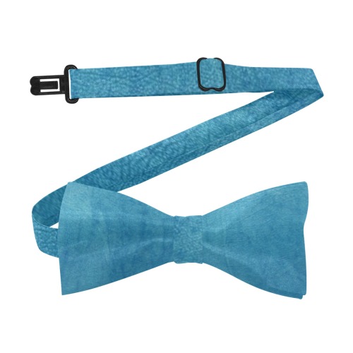 Leather Blue Light by Artdream Custom Bow Tie