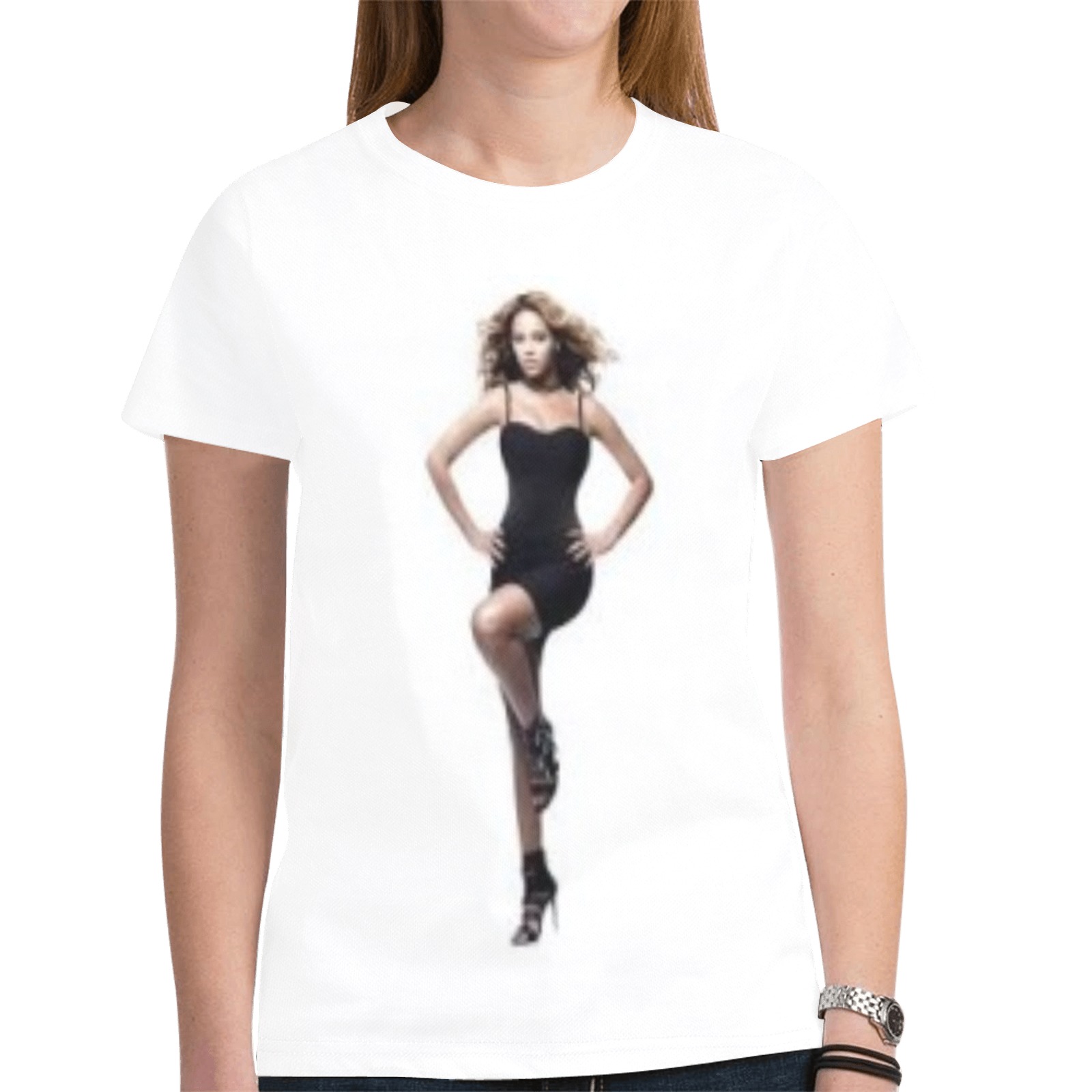 Big B New All Over Print T-shirt for Women (Model T45)