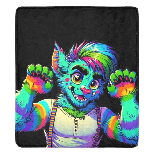 Furry by Fetisgworld Ultra-Soft Micro Fleece Blanket 70''x80''