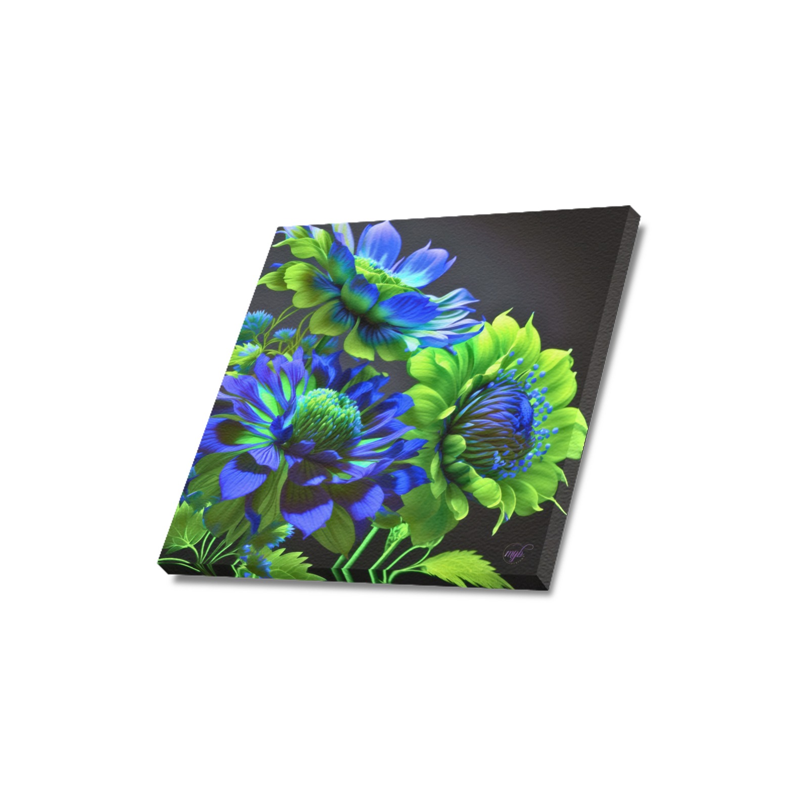 April Showers bring May Flowers Upgraded Canvas Print 16"x16"