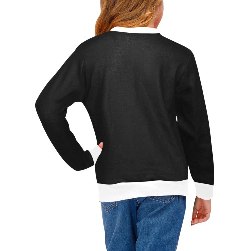 Homo singularity Girls' All Over Print Crew Neck Sweater (Model H49)