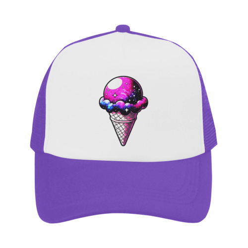 Space Cream Cone Trucker Hat