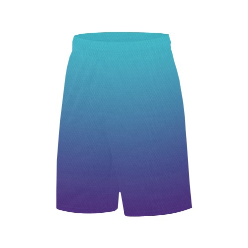 blu mau All Over Print Basketball Shorts